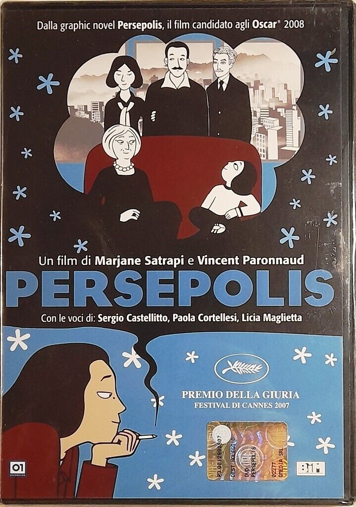 Dvd Persepolis di Marjane Satrapi e Vincent Paronnaud 2007 Nuovo