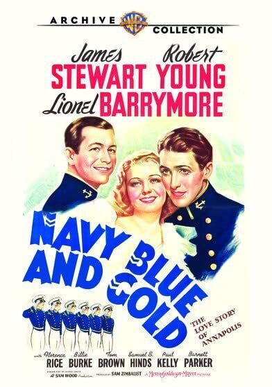 Navy Blue And Gold (DVD) Billie Burke Florence Rice James Stewart Robert Young