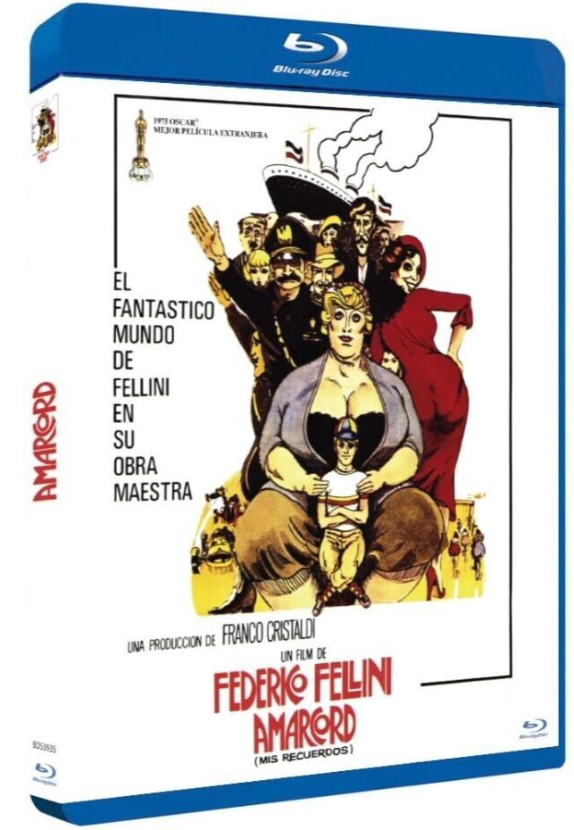 Amarcord (Federico Fellini, 1973) - Blu-ray import audio italiano