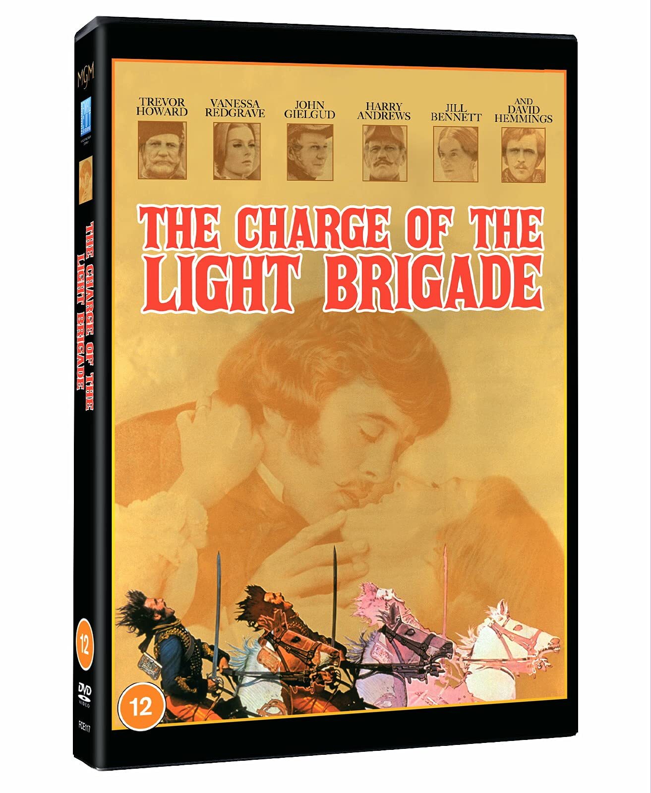 CHARGE OF THE LIGHT BRIGADE (DVD) TREVOR HOWARD VANESSA REDGRAVE JOHN GIELGUD