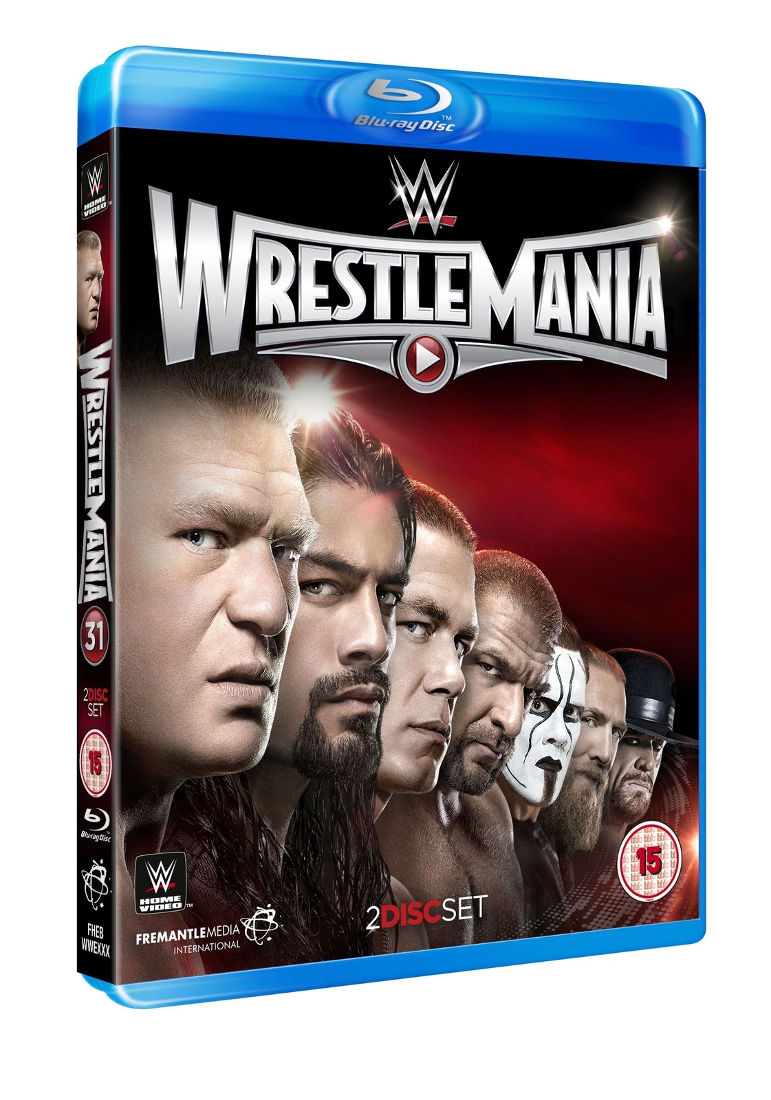 WWE: WrestleMania 31 (Blu-ray) John Cena Brock Lesnar Roman Reigns Daniel Bryan