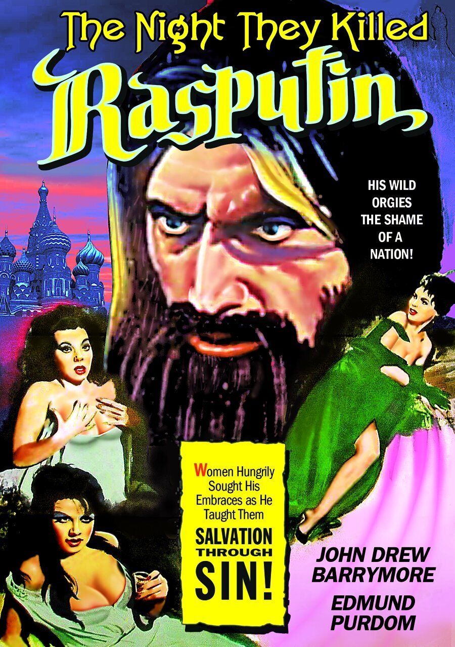 The Night They Killed Rasputin (DVD) Edmund Purdom John Drew Barrymore