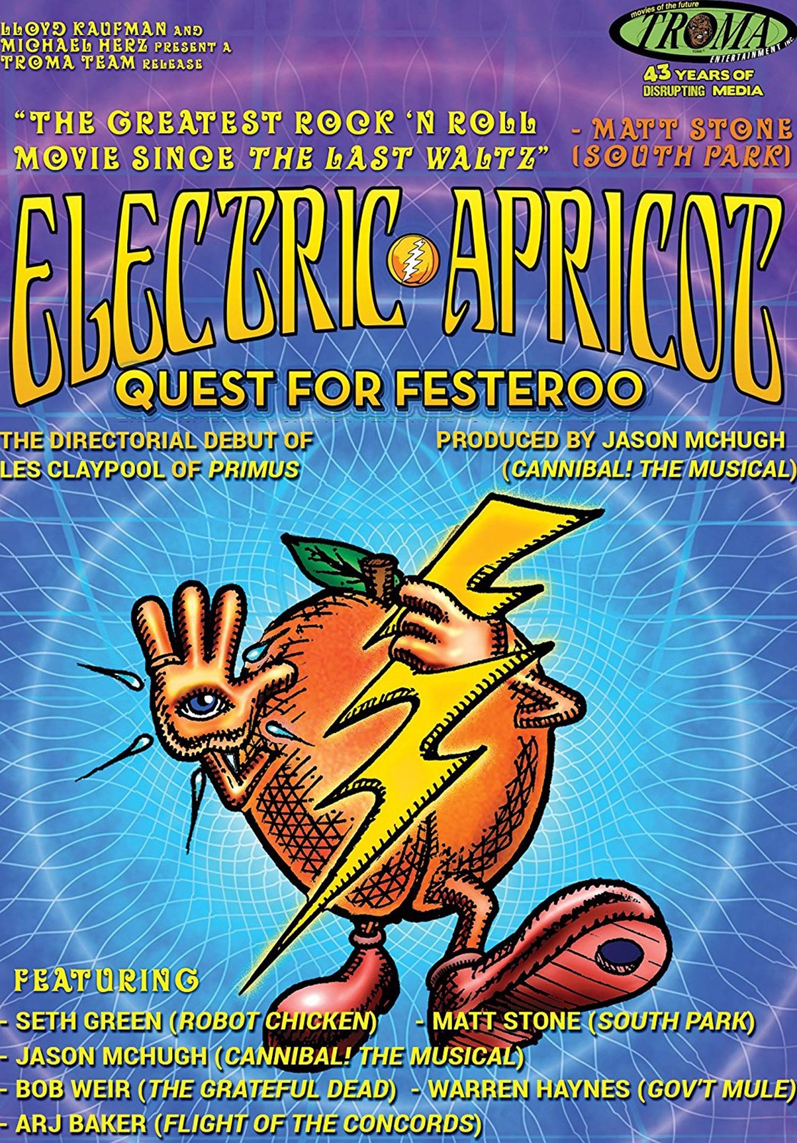 Electric Apricot (DVD) Seth Green Matt Stone Les Claypool Jason McHugh