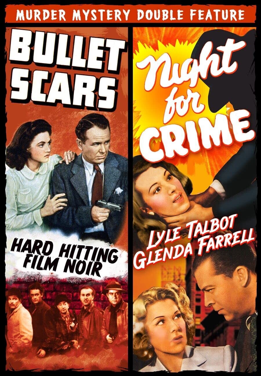 Bullet Scars (1942) / Night For Crime (1943) (DVD) Glenda Farrell Lyle Talbot