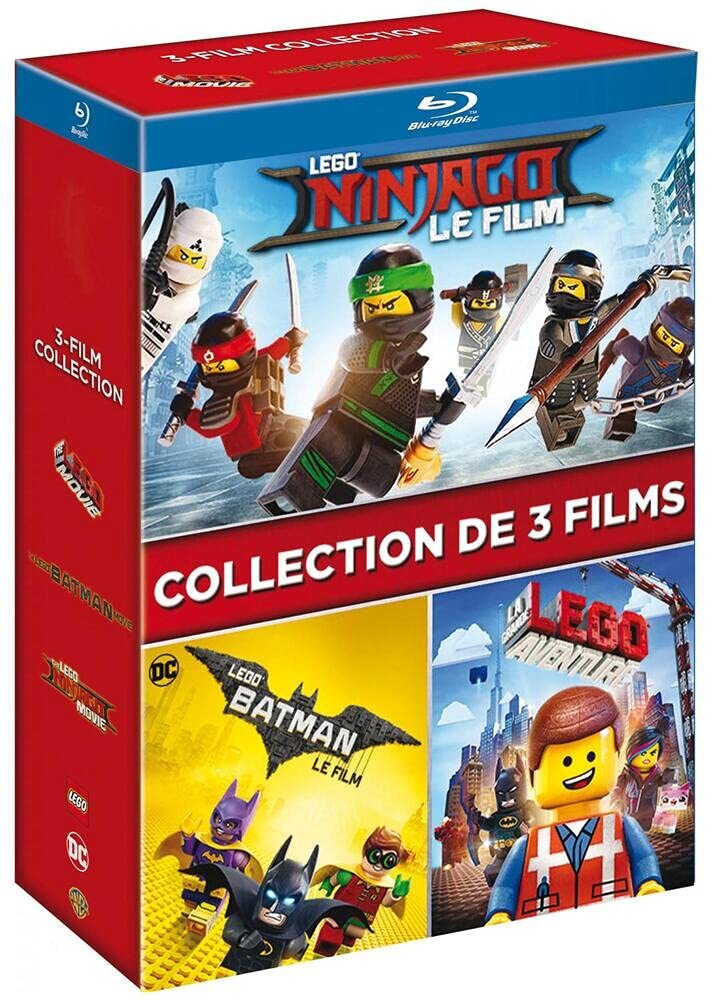 Coffret films lego 3 films : la grande aventure lego ; lego batman le film (DVD)