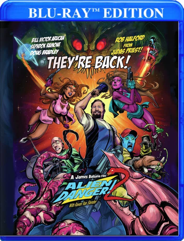 Alien Danger 2! With Raven Van Slender (Blu-ray) Bill Victor Arucan Doug Bradly