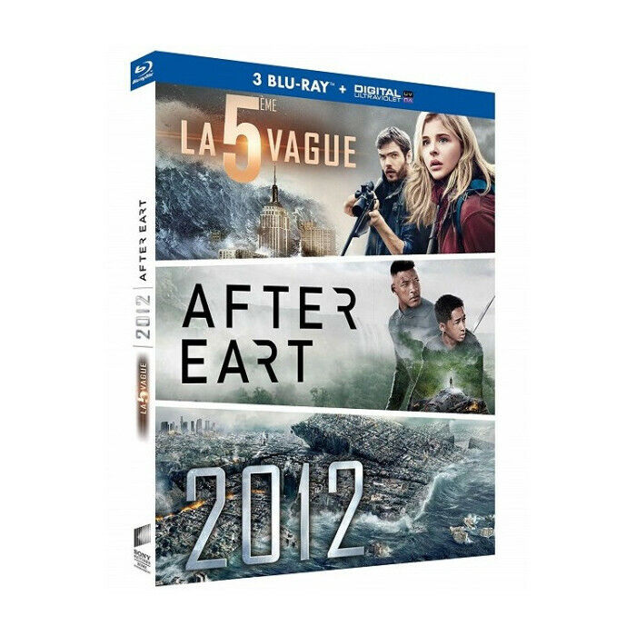 Cofanetto 3 Blu-Ray: La 5e Onda + After Earth + 2012 - Cofanetto Azione - Nuova