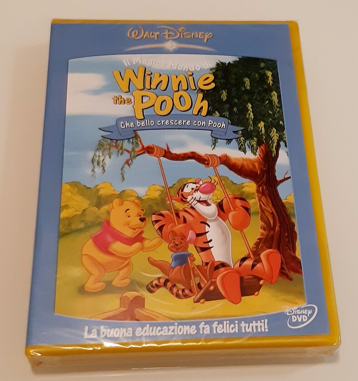 WINNIE THE POOH CHE BELLO CRESCERE CON POOH DVD OLOGRAMMA RETTANGOLARE NUOVO