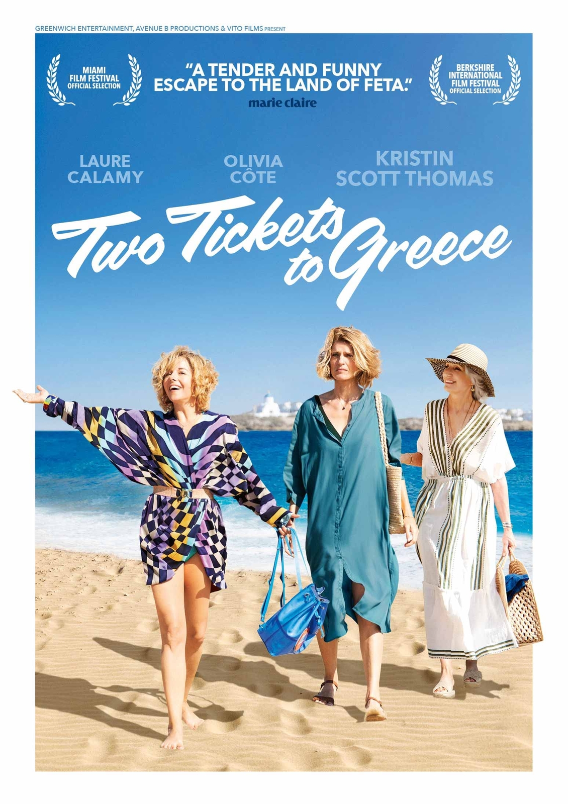 Two Tickets to Greece (DVD) Laure Calamy Olivia Côte Kristin Scott Thomas