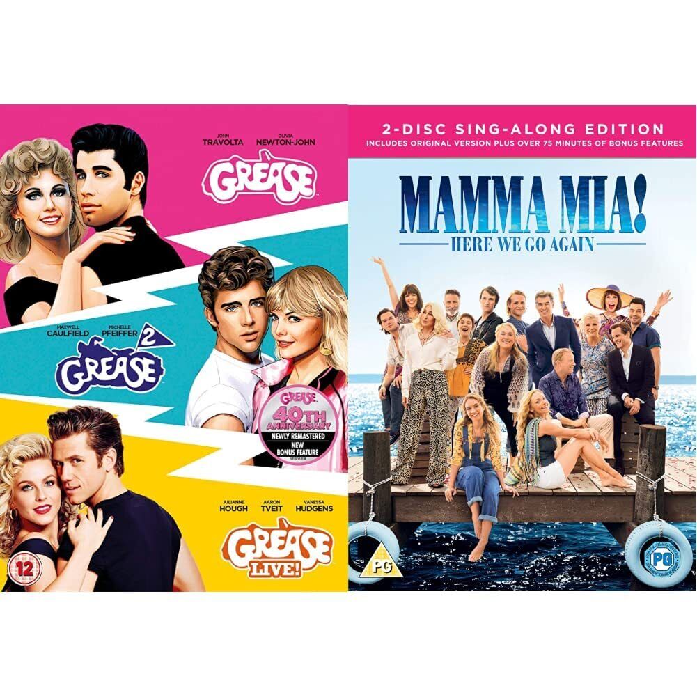 Grease 40th Anniversary Triple (Grease/Grease 2/Grease Live) (Product Bundle)