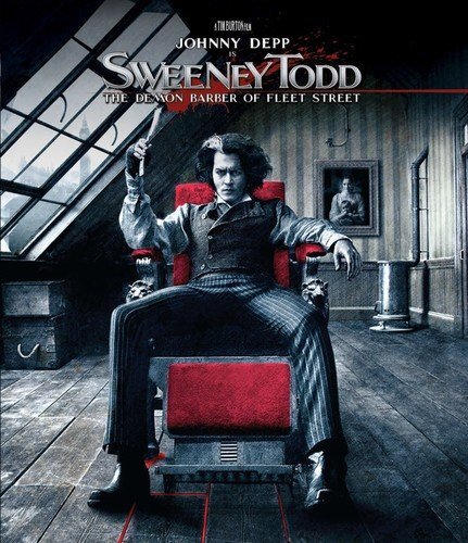 Sweeney Todd (Blu-ray) Johnny Depp Helena Bonham Carter Sacha Baron Cohen