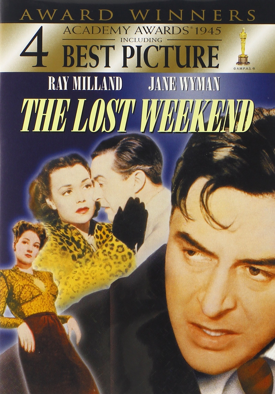 The Lost Weekend (DVD) Ray Milland Jane Wyman Phillip Terry Howard da Silva