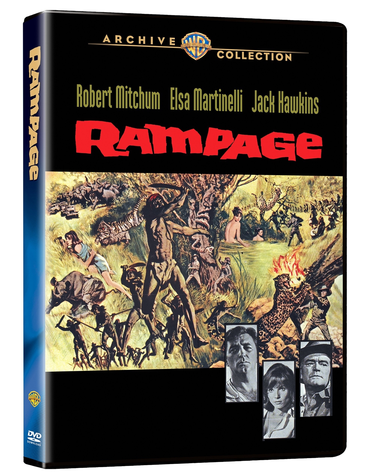 Rampage (DVD) Cely Carillo Elsa Martinelli Emile Genest Jack Hawkins