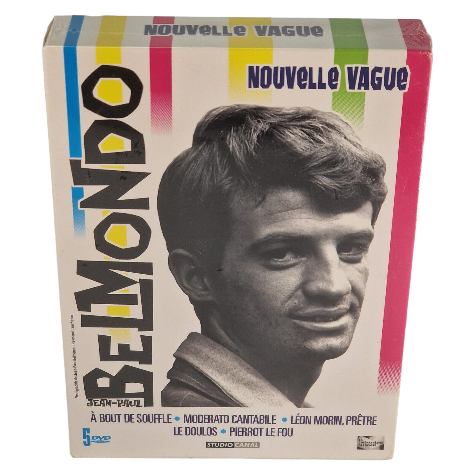 Jean-Paul Belmondo-Nouvelle Vague-Coffret 5 DVD Francia VF Regione 2 _____ 2009
