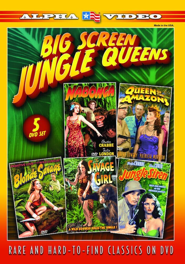 Big Screen Jungle Queens: (Nabonga / Queen of The Amazons / Blonde Savage  (DVD)