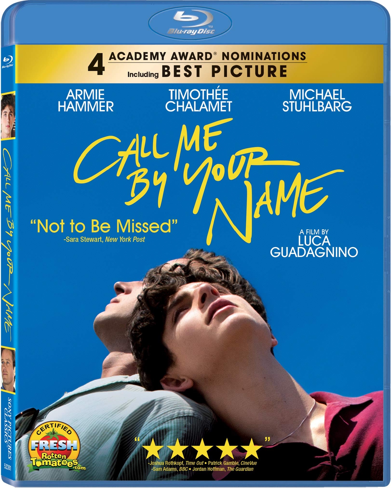 CALL ME BY YOUR NAME - CALL ME BY YOUR NAME (1 Blu-ray) (Blu-ray) Armie Hammer