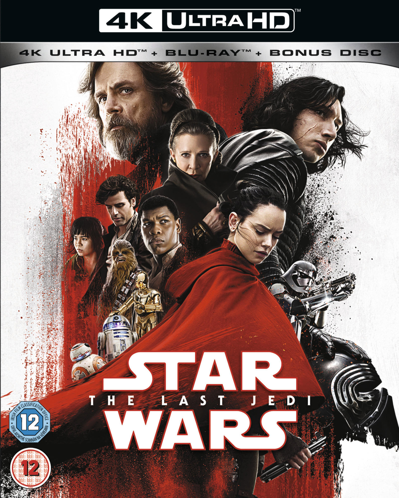 Star Wars: The Last Jedi (4K UHD Blu-ray) Domhnall Gleeson Benicio Del Toro