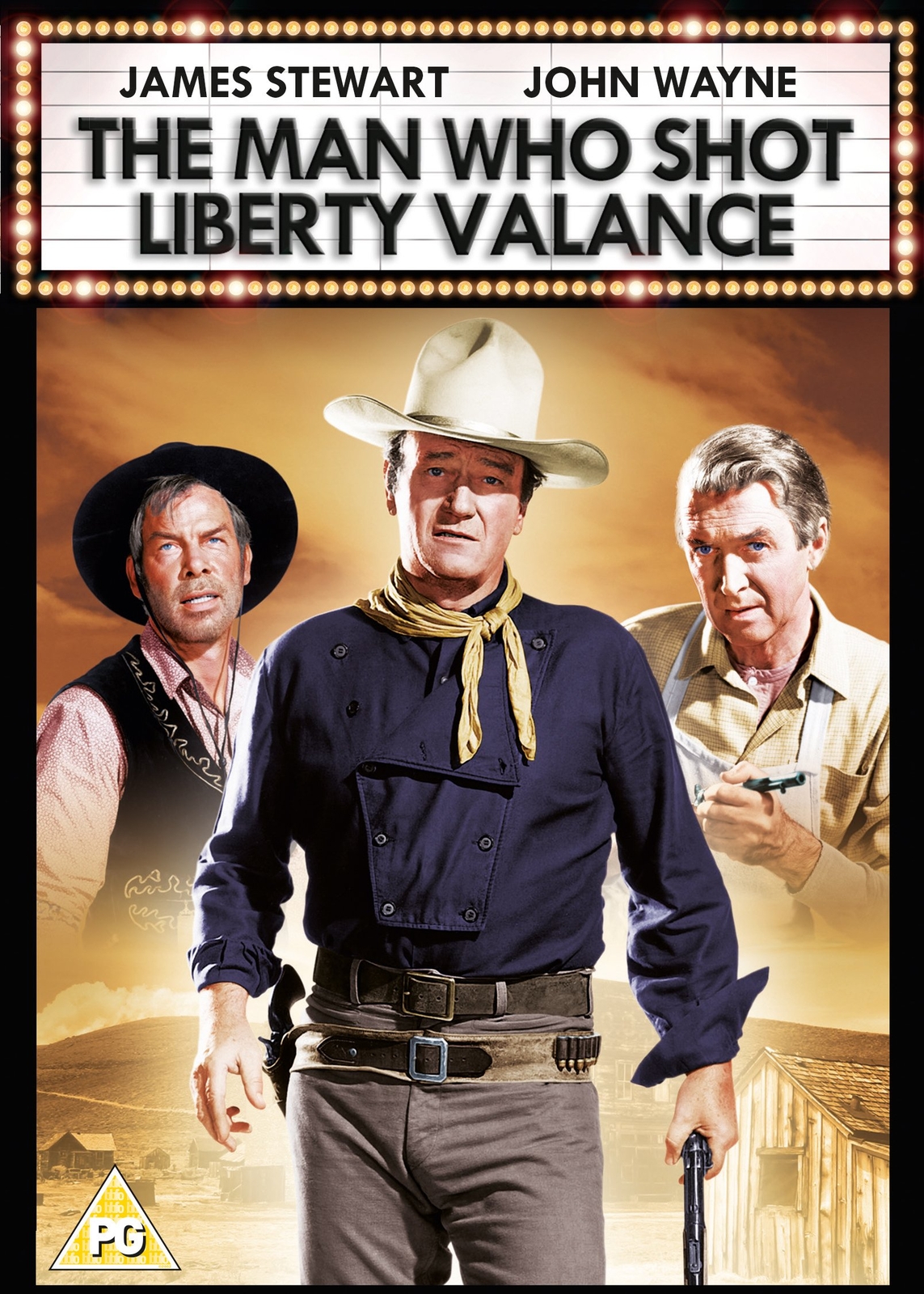 The Man Who Shot Liberty Valance (DVD) John Wayne James Stewart Lee Marvin
