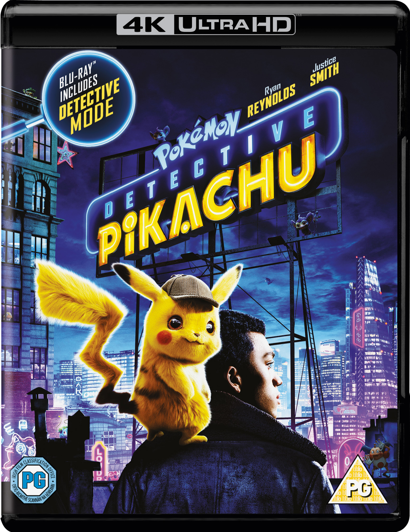 Pokemon Detective Pikachu (4K UHD Blu-ray) Bill Nighy Chris Geere Justice Smith
