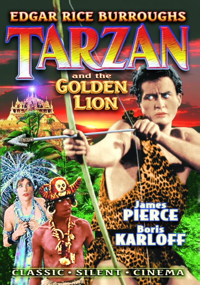 Tarzan and the Golden Lion (Silent) (DVD) Boris Karloff James Pierce