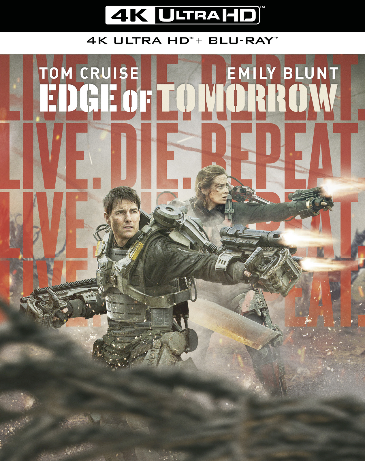 Live Die Repeat: Edge of Tomorrow (4K UHD Blu-ray) Bill Paxton Brendan Gleeson