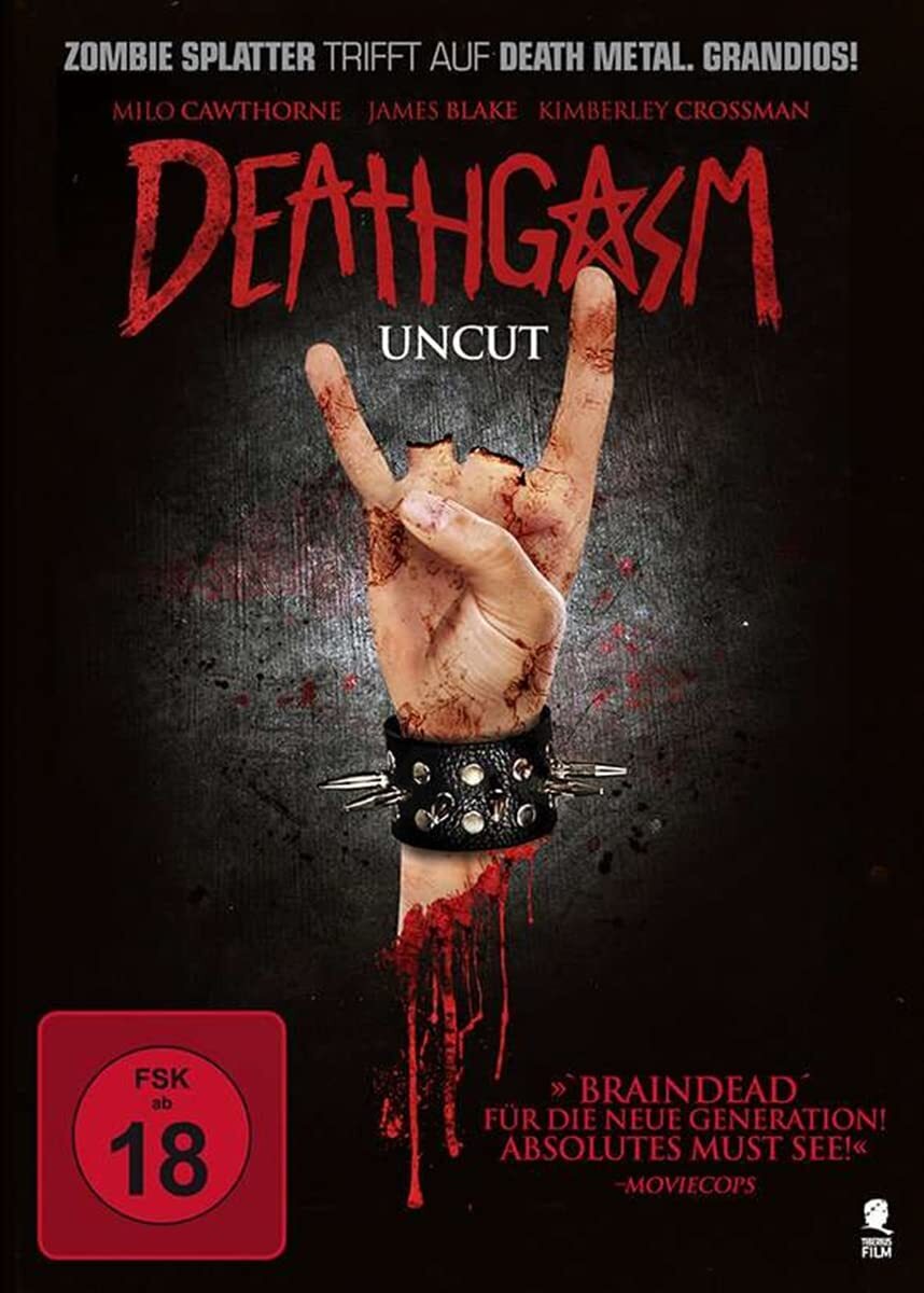 Deathgasm (DVD) Milo Cawthorne James Blake Kimberley Crossman Sam Berkley