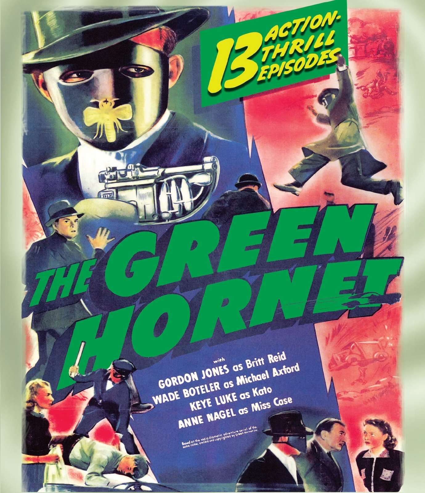 The Green Hornet (Blu-ray) Gordon Jones Keye Luke Anne Nagel Wade Boteler