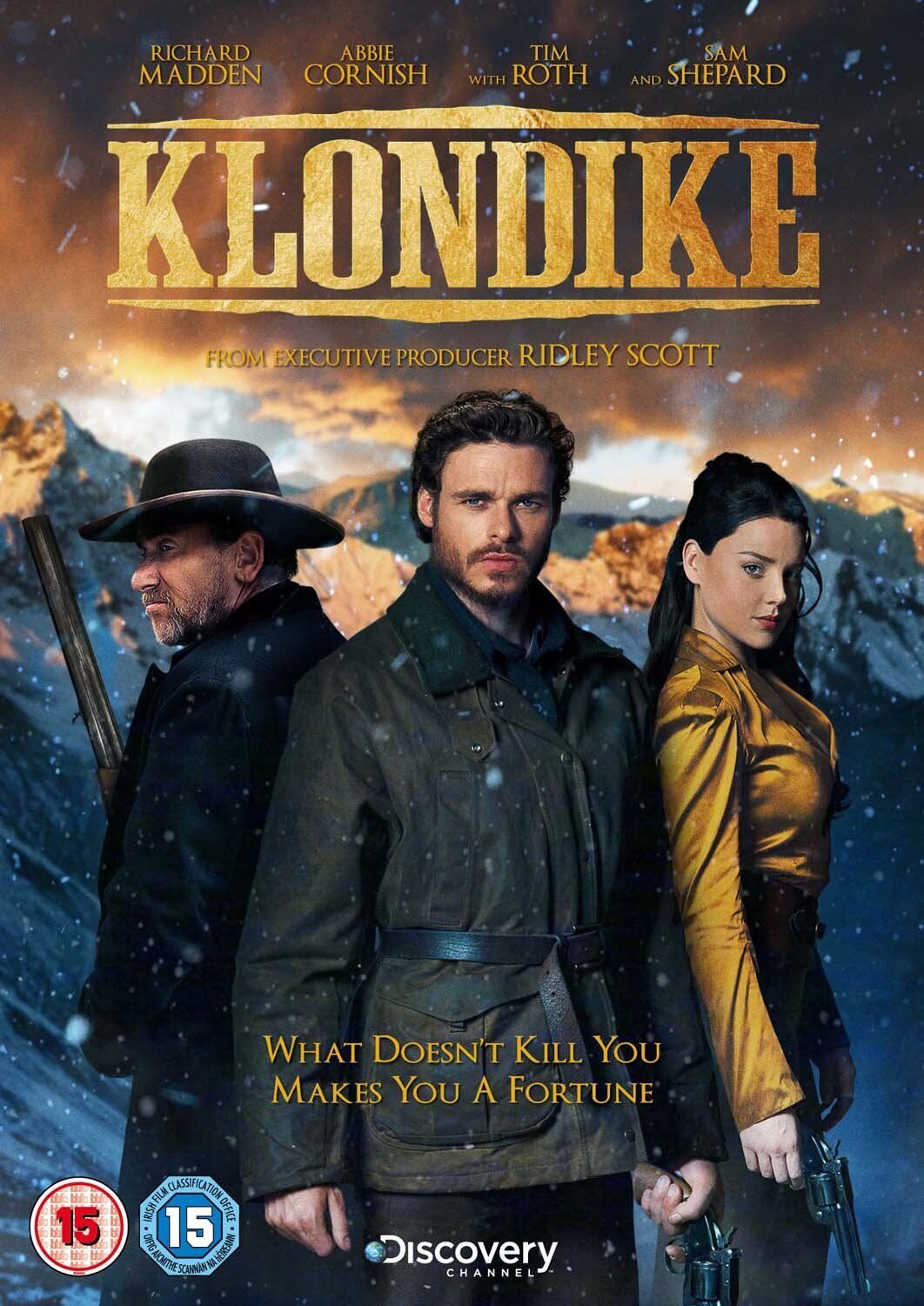 Klondike (DVD) Richard Madden Tim Roth Abbie Cornish Sam Shepard Johnny Simmons