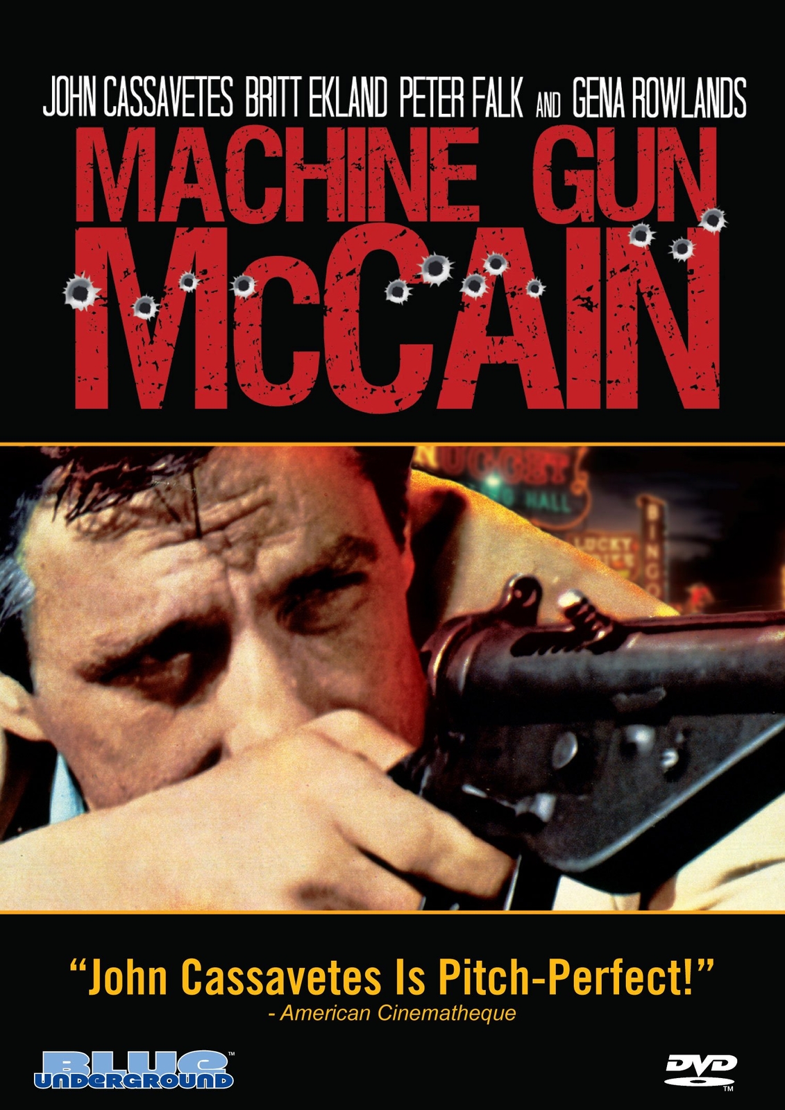 MACHINE GUN McCAIN (DVD) John Cassavetes Peter Falk Britt Ekland Gena Rowlands