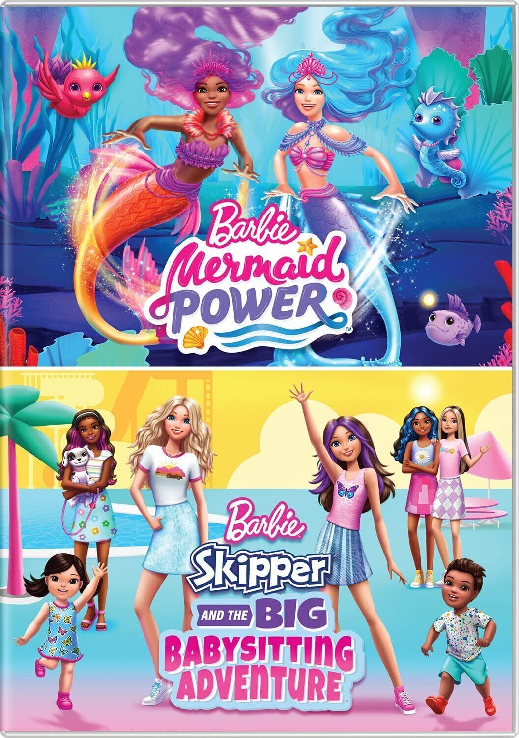 Barbie Double Feature: Barbie: Mermaid Power/Barbie: Skipper and the Big B (DVD)