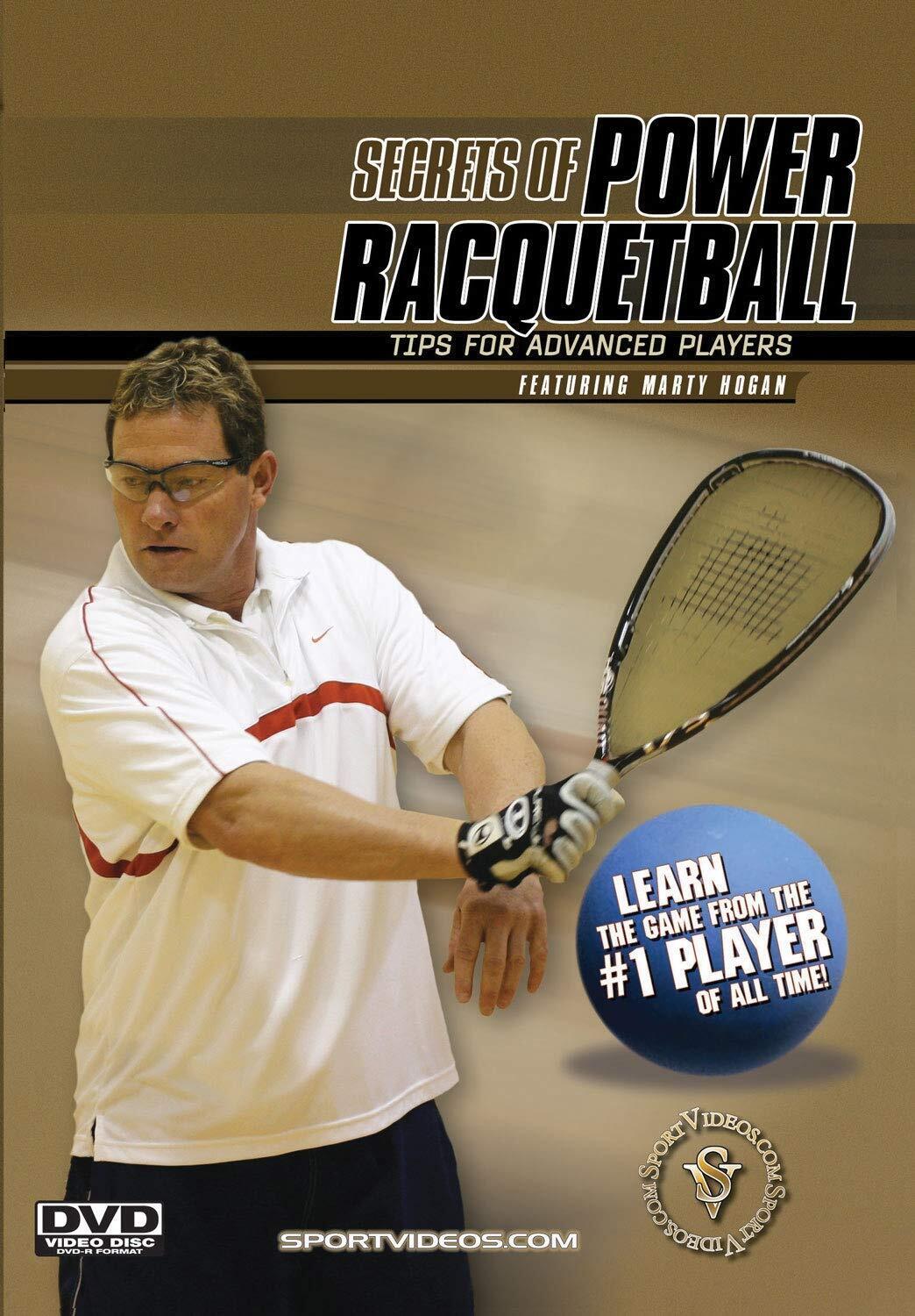 Secrets of Power Racquetball: Tips for Advanced Players (DVD) Marty Hogan