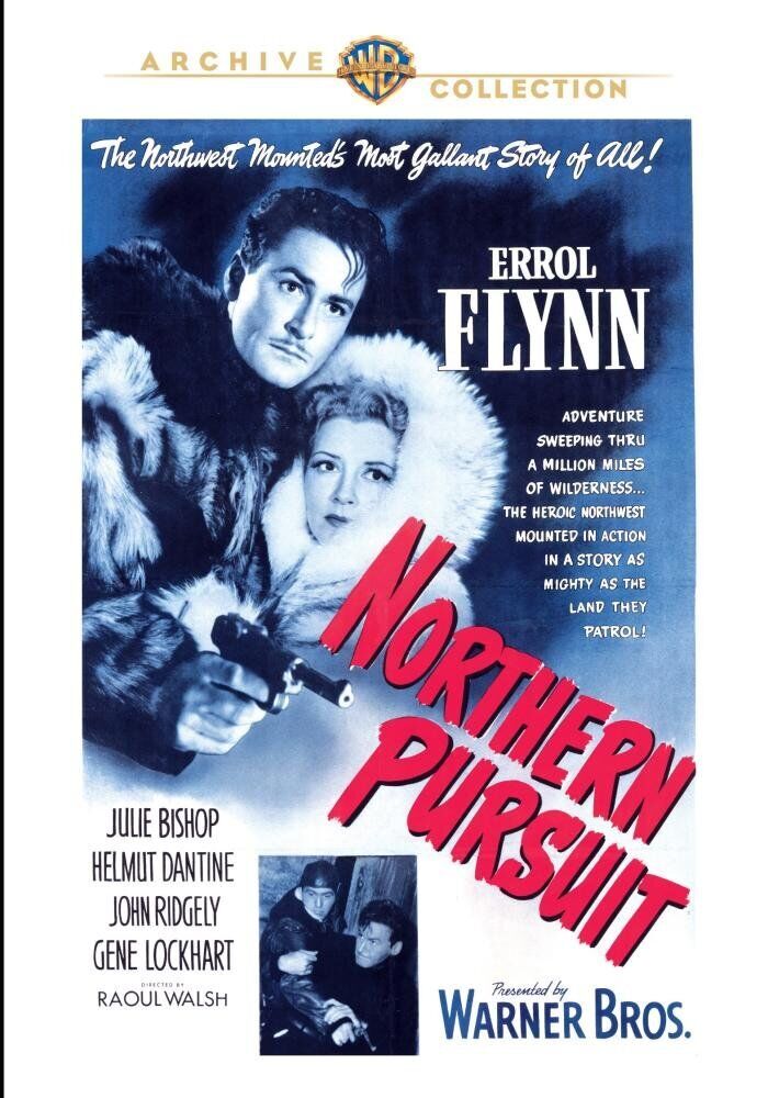 Northern Pursuit (DVD) Errol Flynn Helmut Dantine Julie Bishop