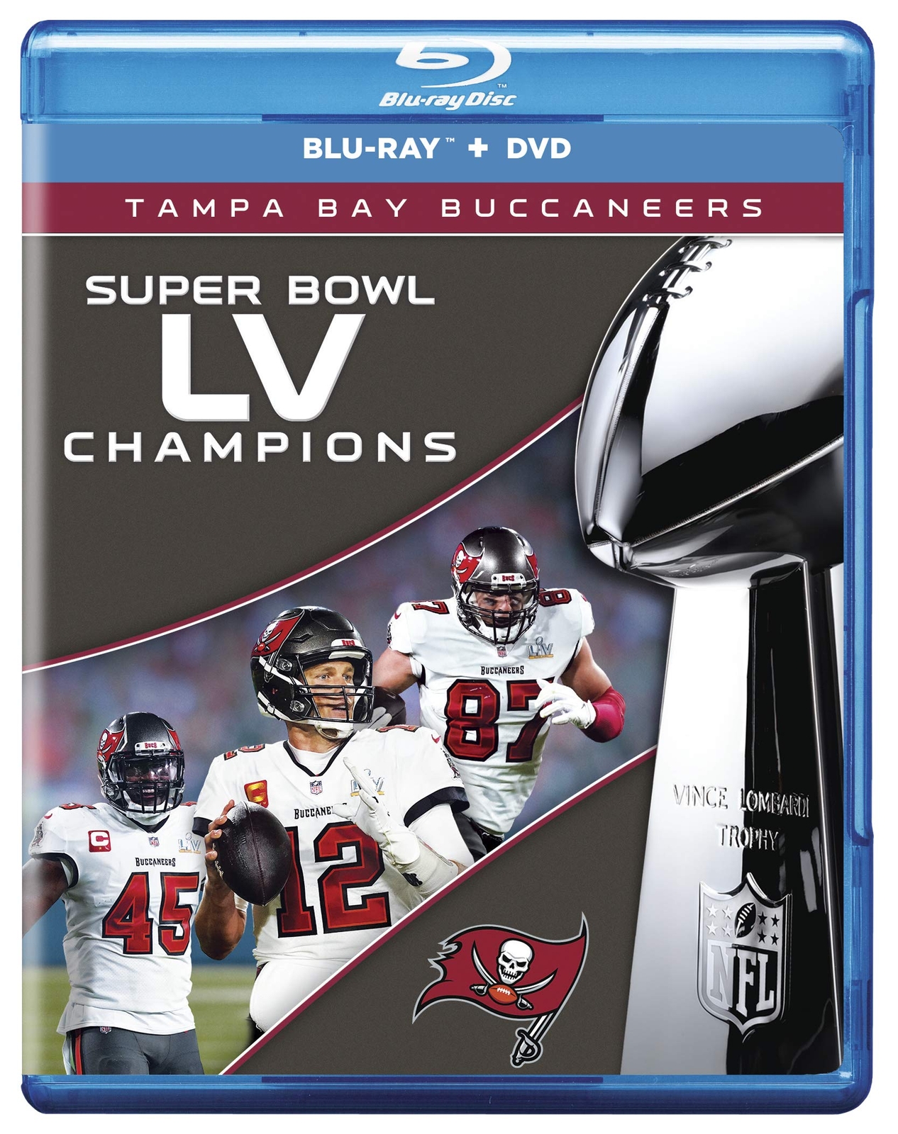 NFL Super Bowl LV Champions: Tampa Bay Buccaneers Combo (Blu-ray) Tom Brady