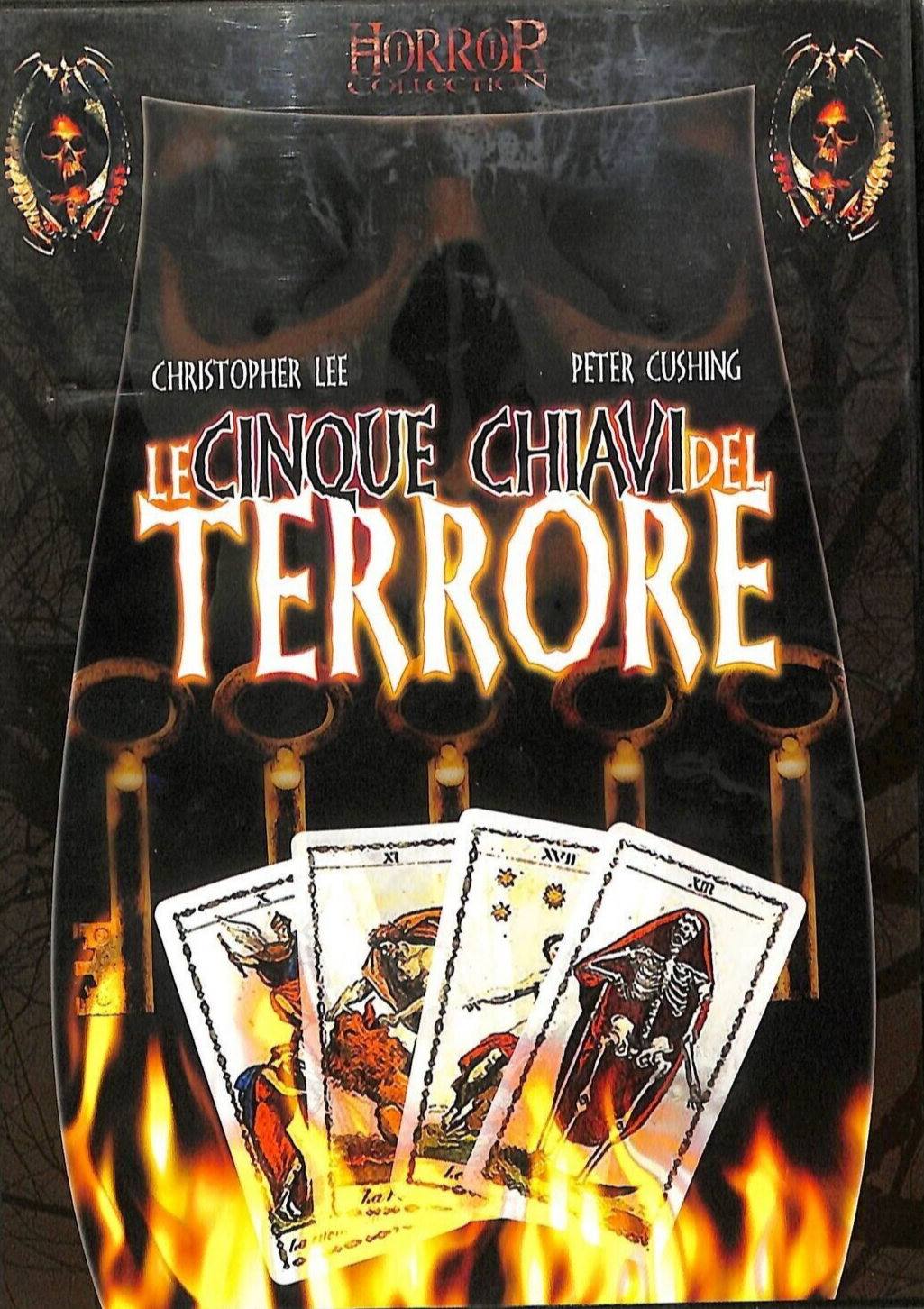 Dvd LE CINQUE CHIAVI DEL TERRORE con Christopher Lee nuovo 1965