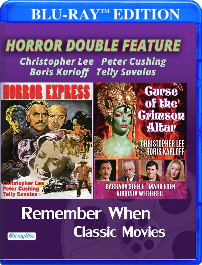 Horror Double Feature - Horror Express & Curse of The Crimson Altar (Blu-ray)