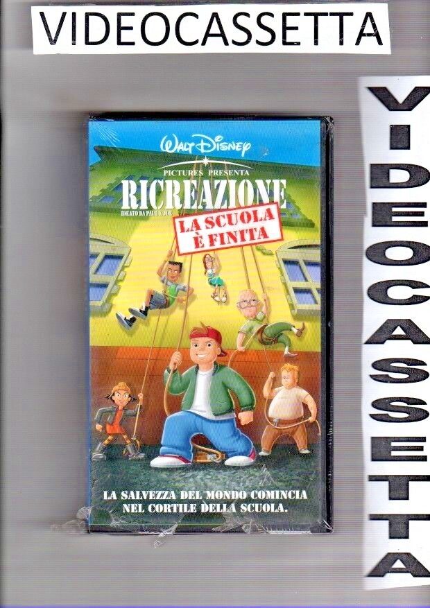 RICREAZIONE - LA SCUOLA E' FINITA- VHS WALT DISNEY