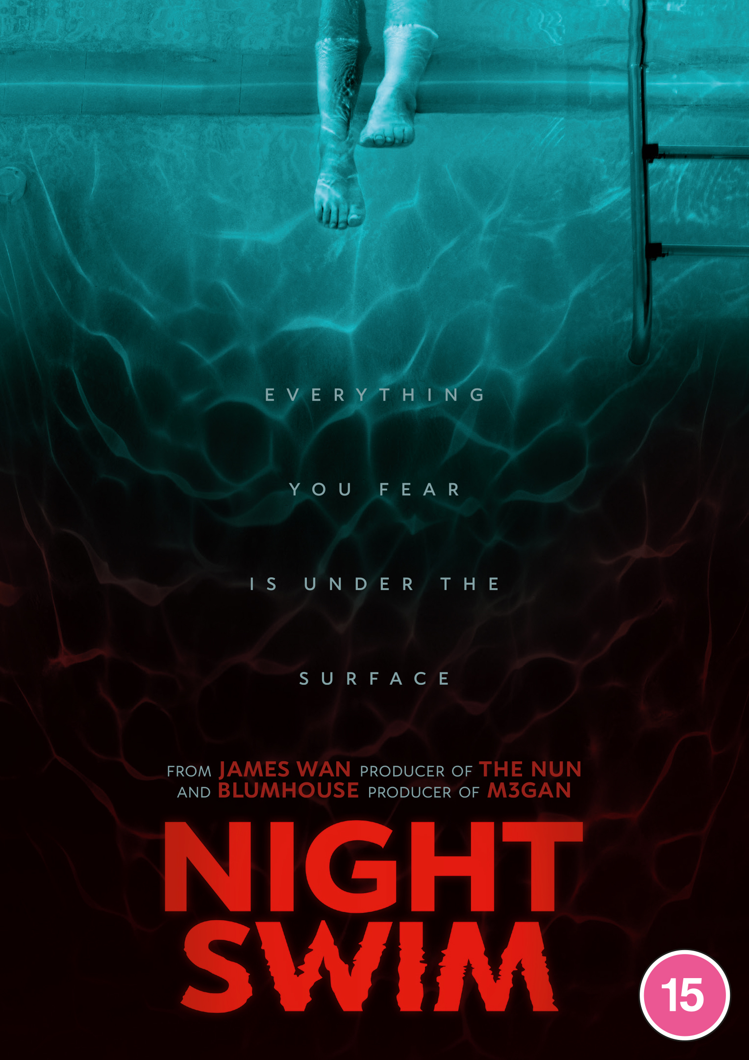 Night Swim (DVD) Wyatt Russell Amelie Hoeferle Gavin Warren Ayazhan Dalabayeva