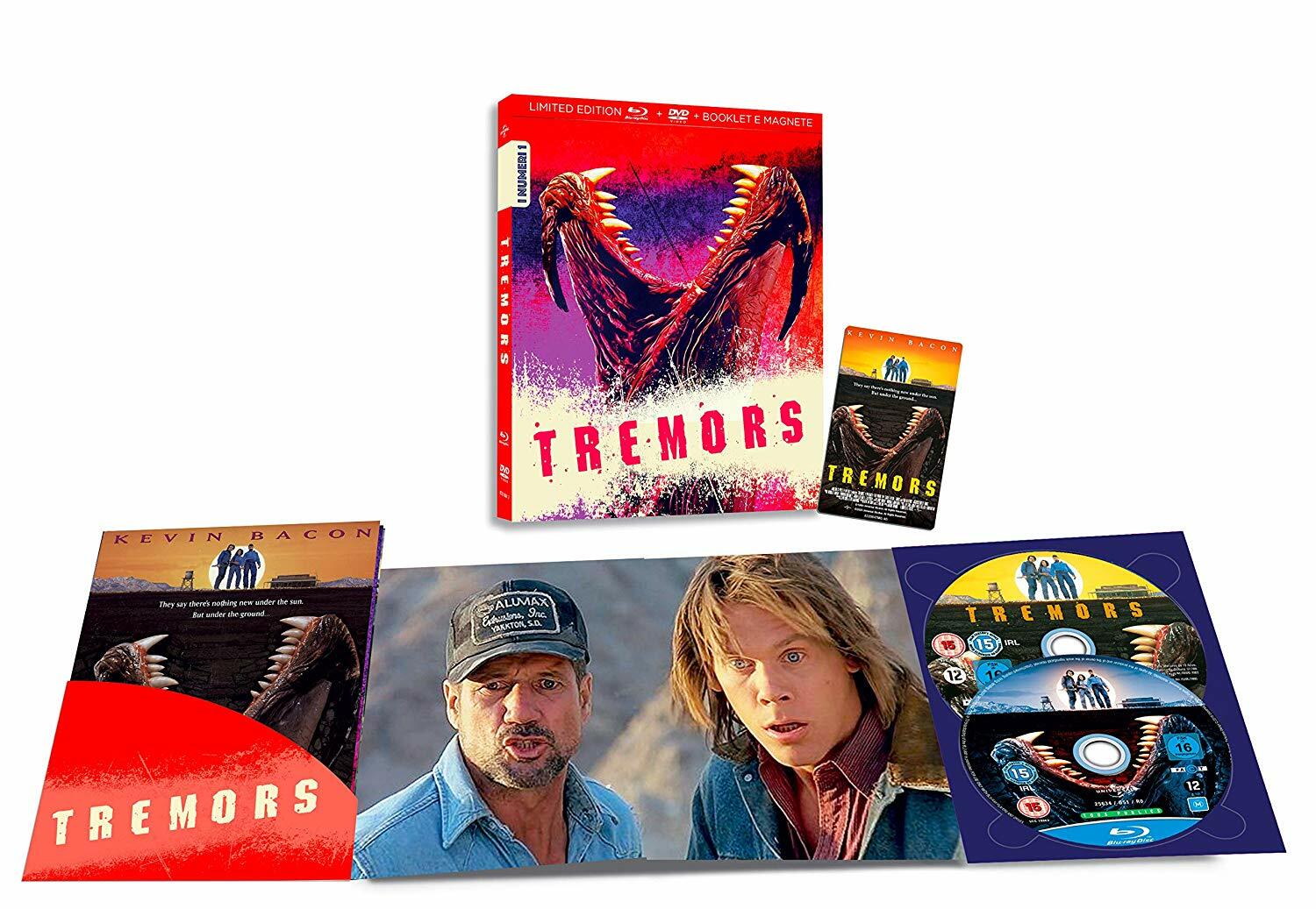 TREMORS - LIMITED EDITION BLU-RAY + DVD + BOOKLET + MAG