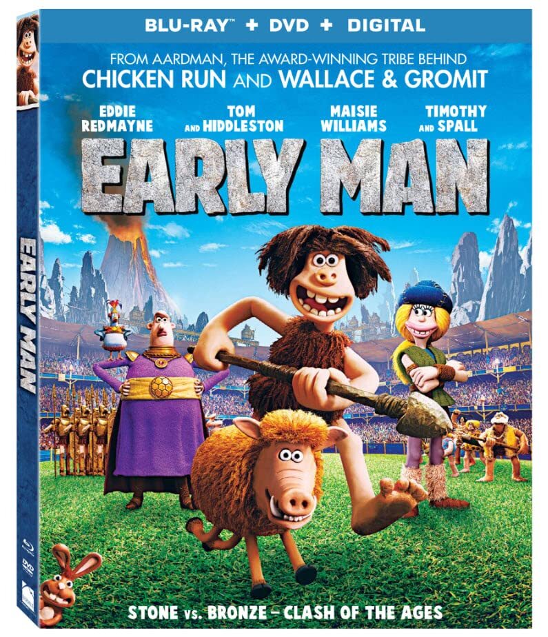 Early Man (Blu-ray) Tom Hiddleston Eddie Redmayne Maisie Williams Richard Ayoade