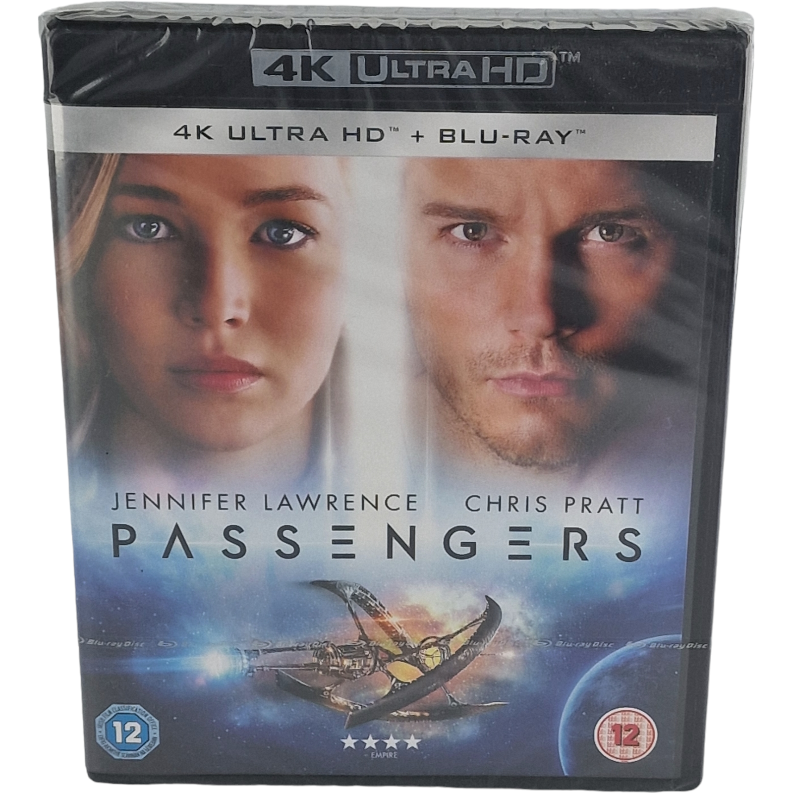Passengers 4K Ultra HD + Blu-Ray 2016 Jennifer Lawrence, Chris Pratt Zona Libera