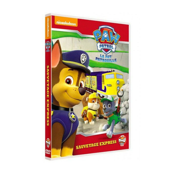 Paw Patrol La Pat' Pattuglia Salvataggio Express DVD Nuova