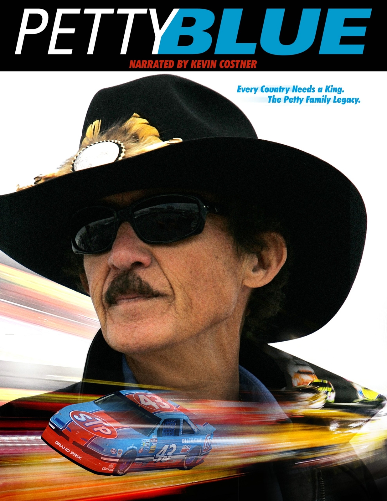 Petty Blue (DVD) Kevin Costner Mike Helton Dale Inman Ned Jarrett Kyle Petty
