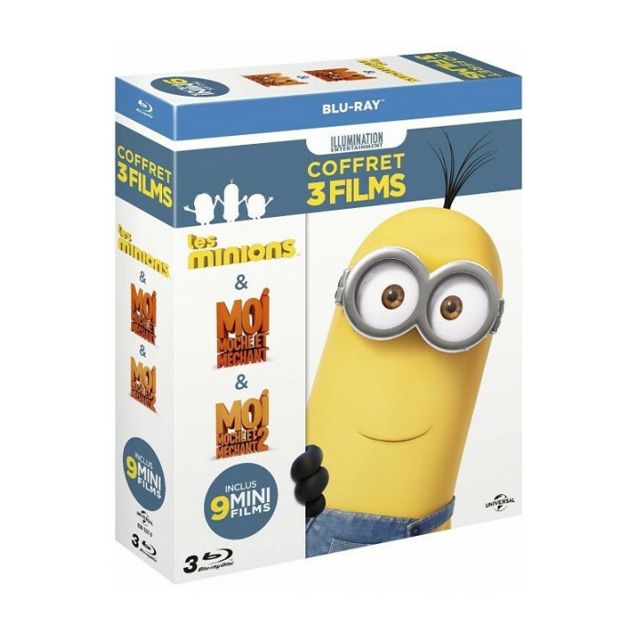 Le Minions + Me E Wicked 1+Me 2 Blu-Ray Nuova