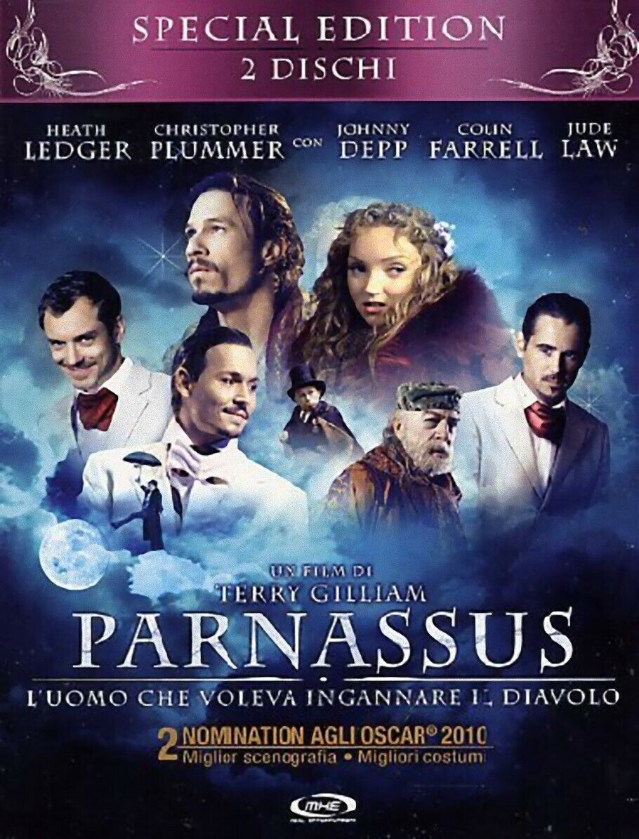 2 Dvd Box PARNASSUS L'UOMO CHE VOLEVA INGANNARE IL DIAVOLO Depp Law Farrell