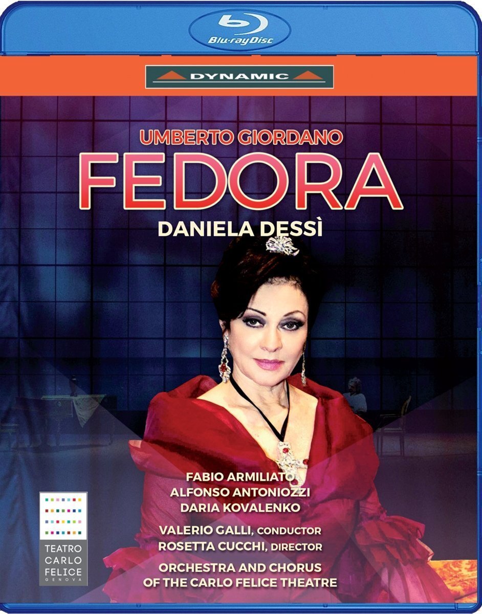 Giordano: Fedora (Blu-ray) Teatro Carlo Felice Galli Sebastiano Carbone