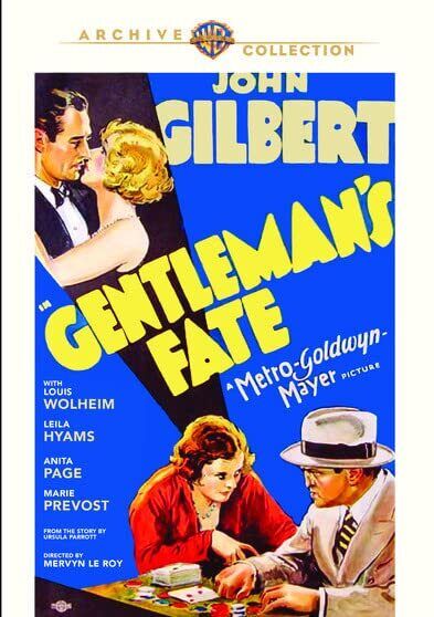 Gentleman's Fate (DVD) Anita Page Ferike Boros Marie Prevost Paul Porcasi