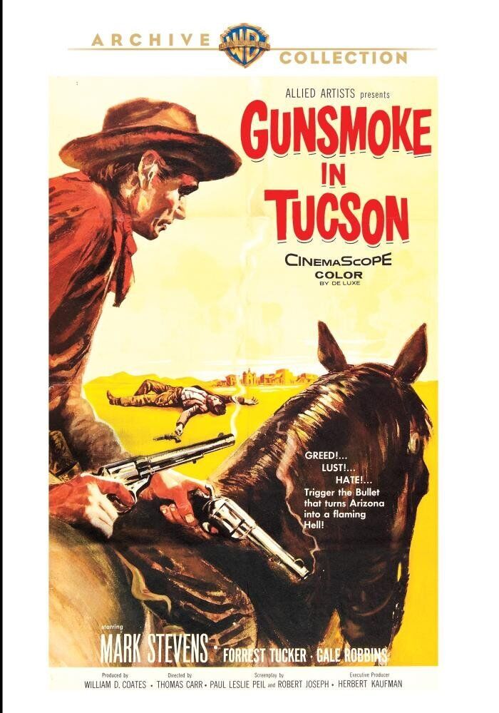 Gunsmoke In Tuscon (DVD) Forrest Tucker Gale Robbins Mark Stevens