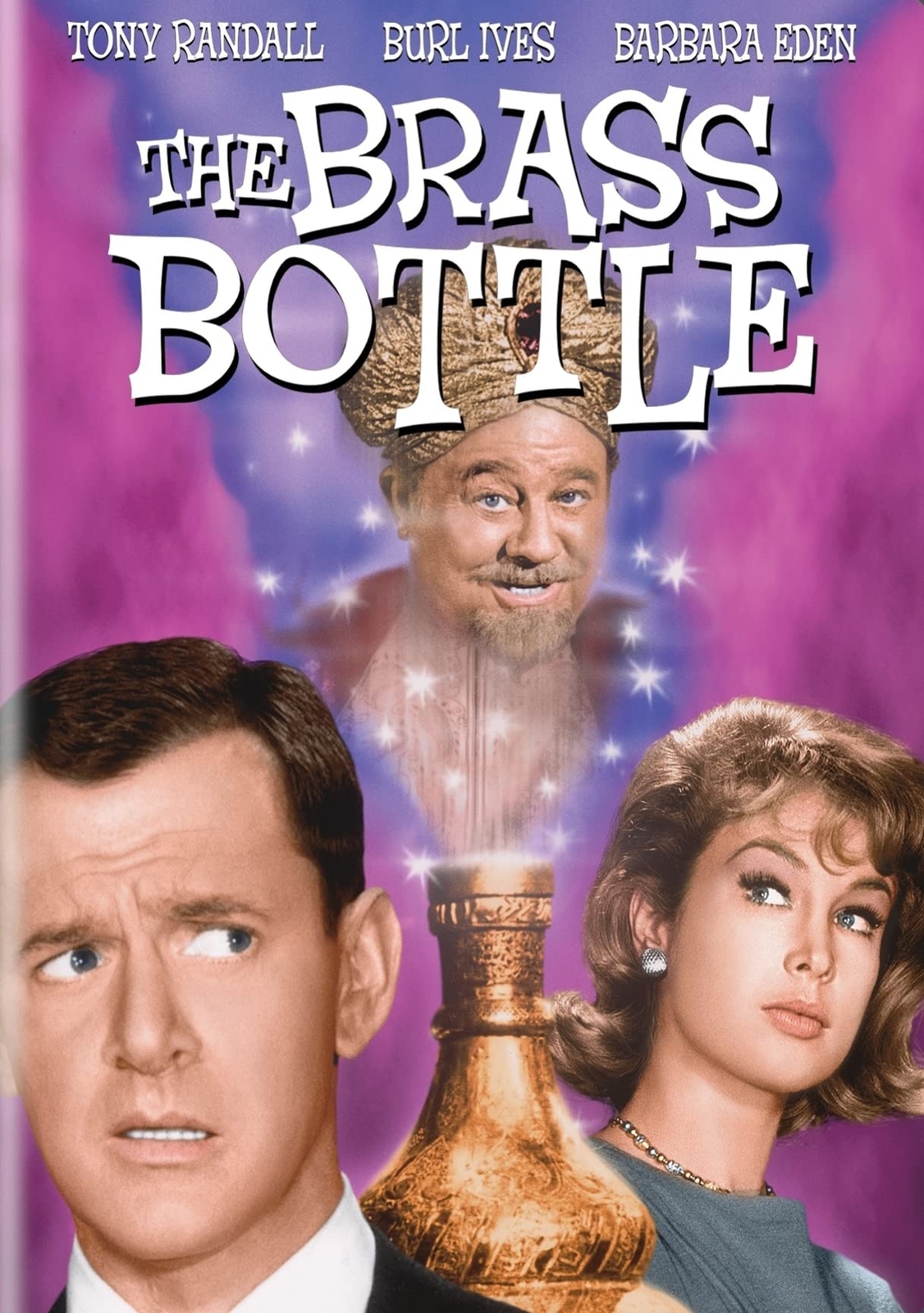 The Brass Bottle (DVD) Tony Randall Barbara Eden Burl Ives Kamala Devi