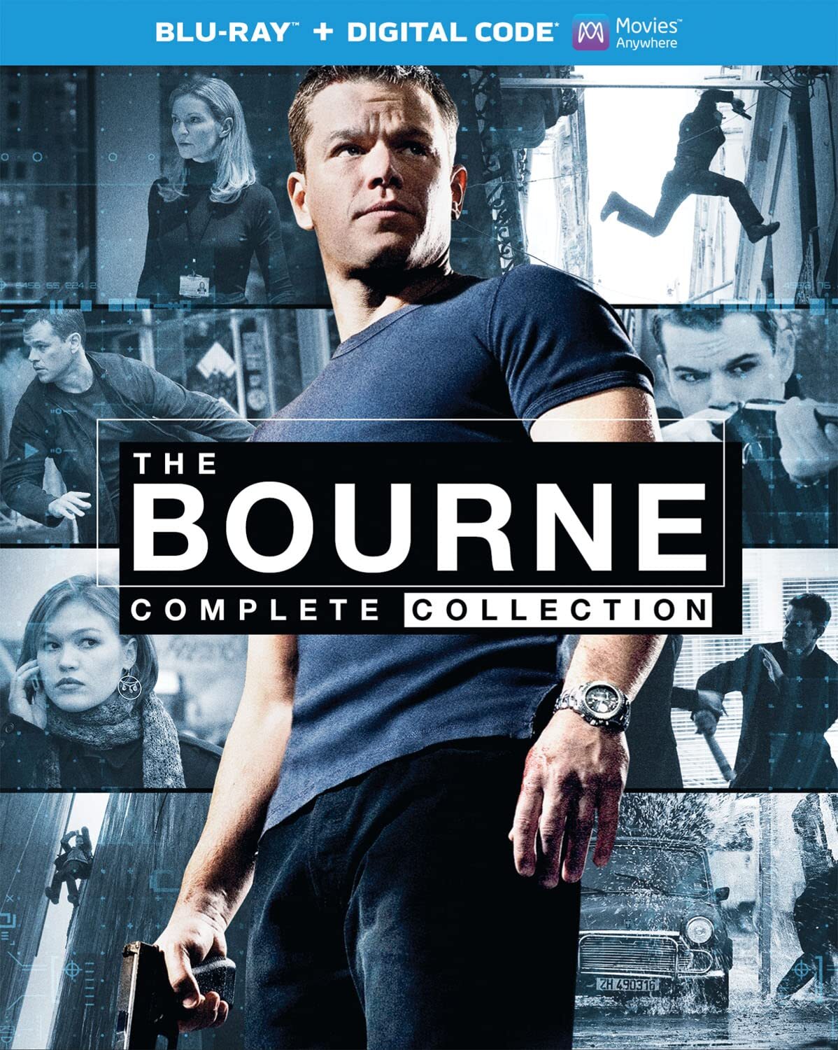 The Bourne Complete Collection Digital (Blu-ray) Various