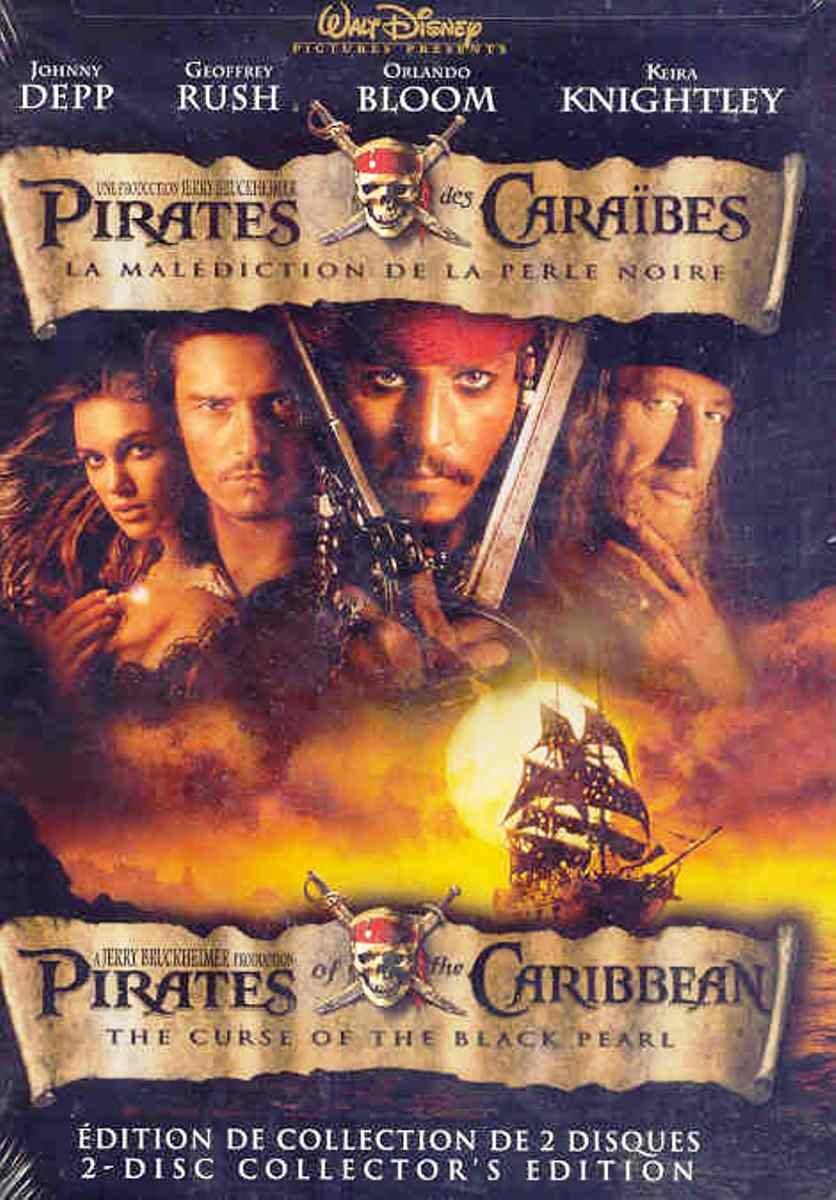 Pirates Of The Caribbean: The Curse Of The Black Pearl (DVD) Johnny Depp